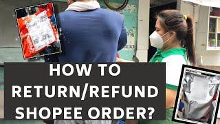 How to Return/ Refund your Shopee order thru Gogo express