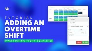 How to add a shift with Overtime Work