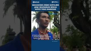 Tagih Janji Kapolres Sumenep, Aktivis PMII Unjuk Rasa di Depan Mapolres