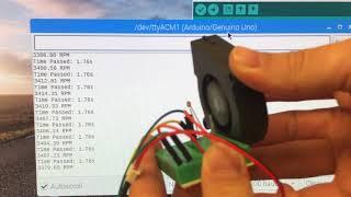 Arduino Tachometer Readout Using Arduino IDE and the A3144 Hall Sensor