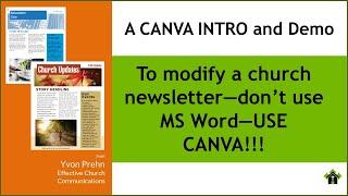 A Canva Tutorial: How to Modify an MS Word Newsletter template in Canva