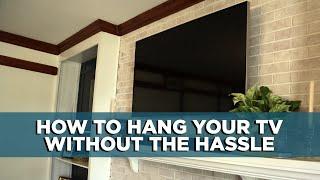 How to Hang Your Flat Screen TV Without The Hassle | Today's Homeowner with Danny Lipford