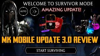 MK Mobile 3.0 Update is HERE. Epic Survivor Mode, Noob Saibot and Auto Battle. This is SO GOOD!