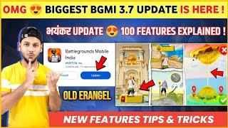 BIGGEST UPDATE  Bgmi New Update | Top 100 Features | Bgmi 3.7 Update | Bgmi Update Tips and Tricks