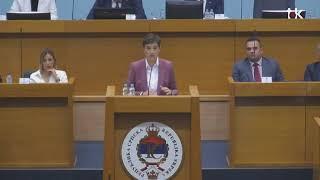 ANA BRNABIĆ U BANJALUCI: Srbija je uvijek pomagala... II TOK TV II 2024