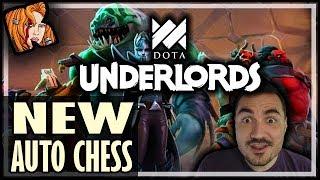 MORE NEW AUTO CHESS?! DOTA UNDERLORDS PREVIEW!