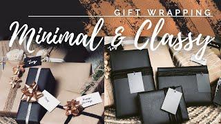 DIY GIFT WRAPPING | Minimal & Classy | Super AFFORDABLE & Easy