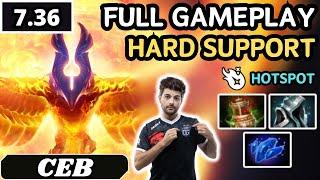 7.36 - Ceb PHOENIX Hard Support Gameplay 20 ASSISTS - Dota 2 Full Match Gameplay