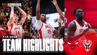 Highlights: Chicago Bulls take down the Milwaukee Bucks 96-89 in Summer League opener