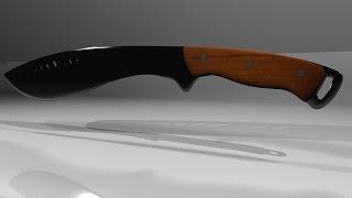 Maya tutorial : How to model a Machete