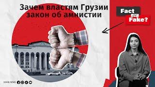 [ФАКТ или ФЕЙК] Зачем властям Грузии закон об амнистии