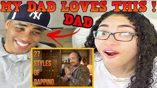 MAC LETHAL 27 Styles of Rapping REACTION | MY DAD REACTS