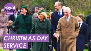 Royals Attend Christmas Day Service at Sandringham as Fans Greet King Charles and Family