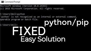 Python is Not Recognized as an Internal or External Command | Easy Solution | Fixed by Code Band