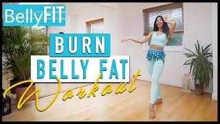 Belly Dance Fitness | Burn Belly Fat Fast!  | 13 min Sweat Workout!