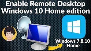 Enable remote desktop windows 10 home edition | How to  ️