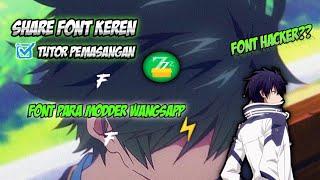 SHARE FONT KEREN PARA MODDER WHATSAPP + TUTOR PEMASANGAN