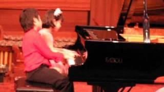 7 yo Shuan Hern Lee & 6 yo Caitlan Rinaldy playing duet