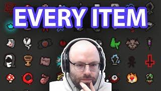 Ranking Every Item In The Binding Of Isaac