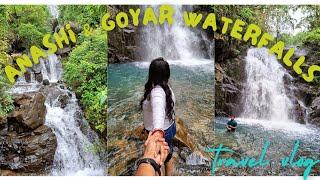 Anashi & Goyar Waterfall in Karnataka.. Travelling Vlogs #waterfall #karnataka #karwar