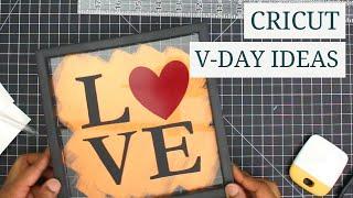 Diy Decor for Valentines Day with Cricut | Cricut Valentines Day Ideas & Home Décor Projects