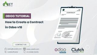 How to create & manage a new employee contract in Odoo V16 || Odoo Learning Tutorial