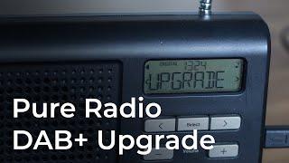 Update a Pure radio to receive DAB+ stations