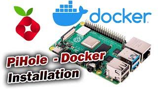 PiHole Docker Portainer Installation auf dem Raspberry Pi 4 + Fehlerbehebung Netzwerk [Deutsch] 4K