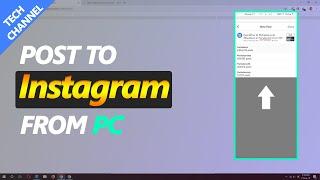 How to Post on Instagram from Pc Computer!