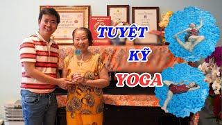 Cụ bà luyện thành công nhiều tuyệt kỹ yoga nổi trên mặt nước - ĐỘC LẠ BÌNH DƯƠNG