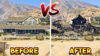 GTA 5 BEFORE VS AFTER (COMPARING MAP LOCATIONS)