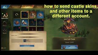 - GGG - how to send castle skins, and other items to a different account. guide guns of glory.