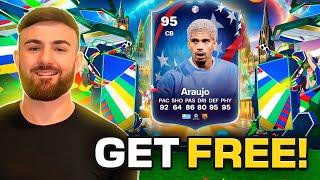 How to get 95 RONALD ARAUJO Path To Glory FREE *How to Craft ANY SBC* (ARAUJO PTG COMPLETELY FREE)
