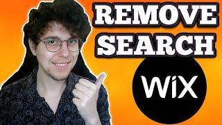 How To Remove Search Bar In Wix