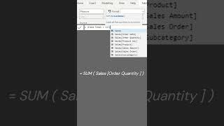 Use SUM() DAX function in Power BI