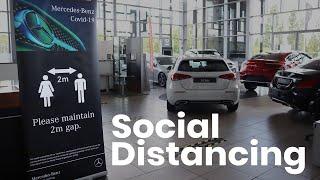 Mercedes Benz - Social Distancing Guidelines Demo