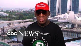 Dennis Rodman reacts to deal between US, North Korea