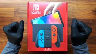 Nintendo Switch OLED Unboxing - ASMR