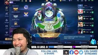 MOBILE LEGENDS BANG BANG GAMEPLAY LIVE STREAM - LMJ Game Streams