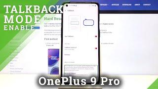 TalkBack Mode in OnePlus 9 Pro – How to Enable / Disable TalkBack