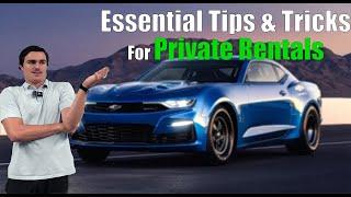 Essential Tips for a Successful Private Car Rental Business