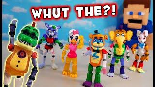 Five Nights at Freddy's GONE CRAZY! Funko Mix & Match Security Breach Articulated Figures
