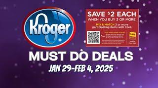 *FREEBIES* Kroger MUST DO Deals for 1/29-2/4 | Mega Sale, Weekly Digitals, Beauty Event, & MORE