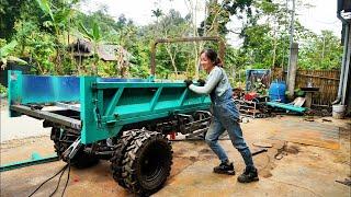 Restoring a 3000kg tricycle from old spare parts. Part 6 makes the car body