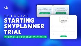 Starting your SkyPlanner trial