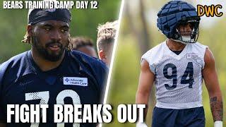 Booker and Braxton Get Into Fight, A Rant About State of O-Line : Bears Training Camp Report Day 12