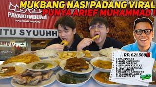 MONSTER MUKBANG IS BACK‼️ MUKBANG 9 MENU NASI PADANG VIRAL PUNYA ARIEF MUHAMMAD SM @JonathanLiandi