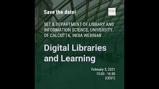 Digital Libraries and Learning webinar