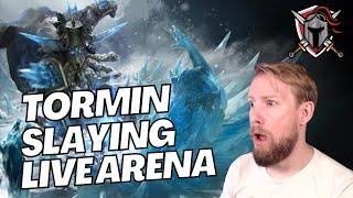 TORMIN SLAYING LIVE ARENA | taking our damage Tormin for a spin in Live Arena | Raid: Shadow Legends