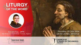 Liturgy of the Word - Do Not Despair, Trust in God - Friar Gerald Tan - 25 July 2024